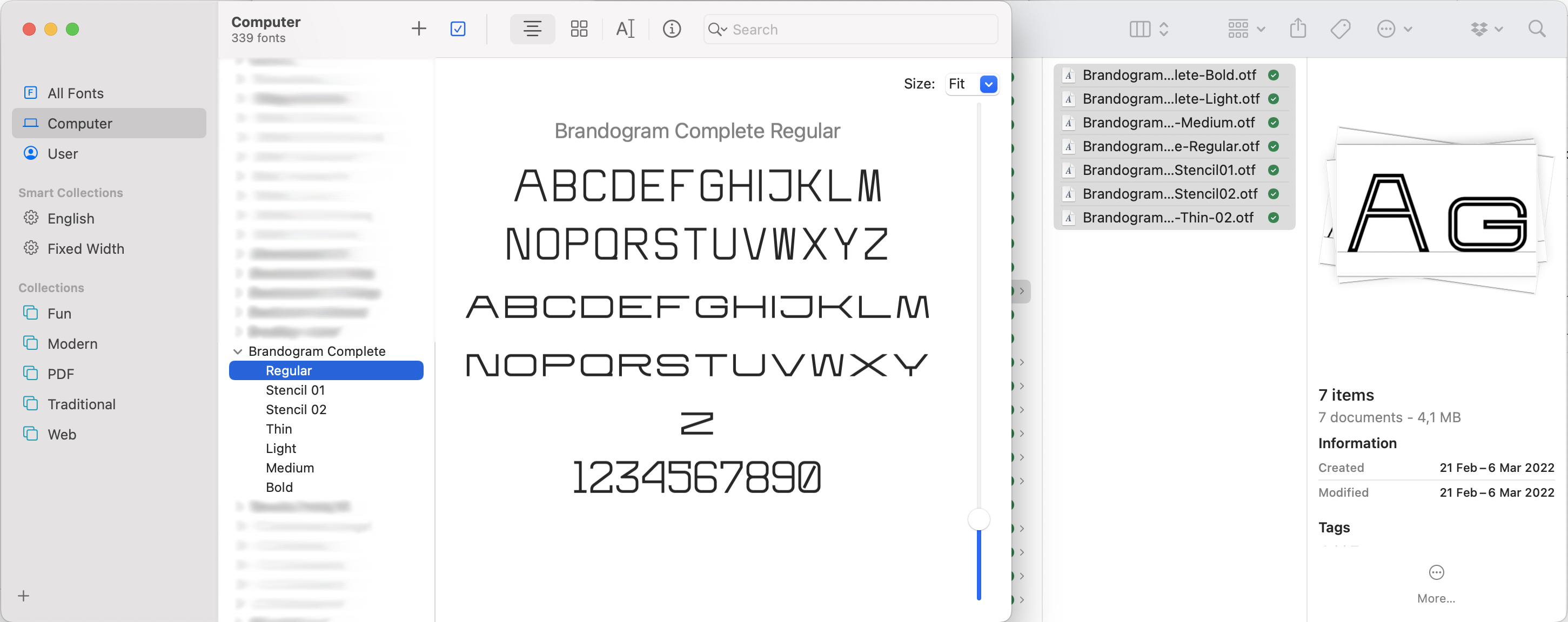 how to install a font on macos